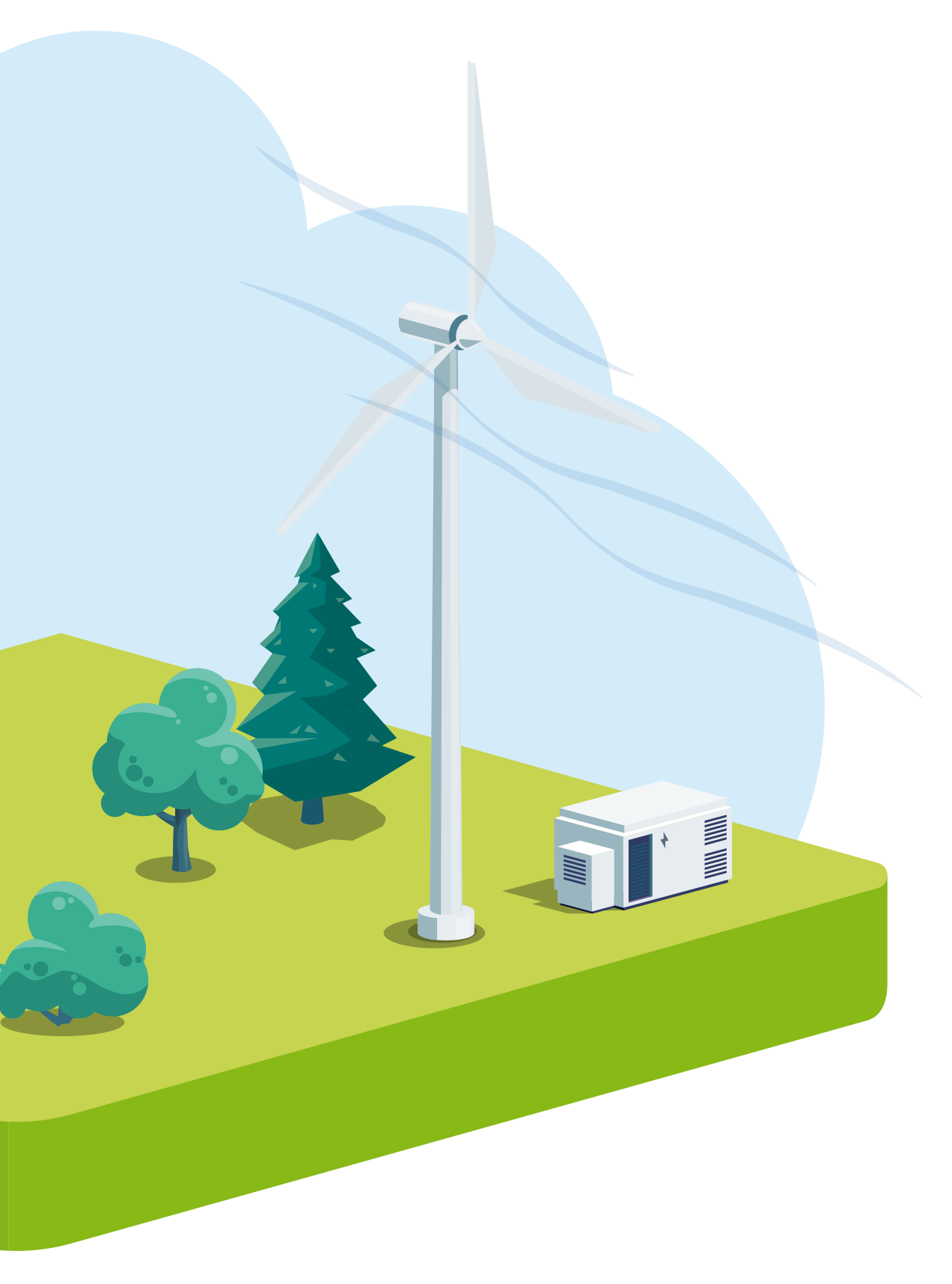 Principe de l'énergie éolienne
